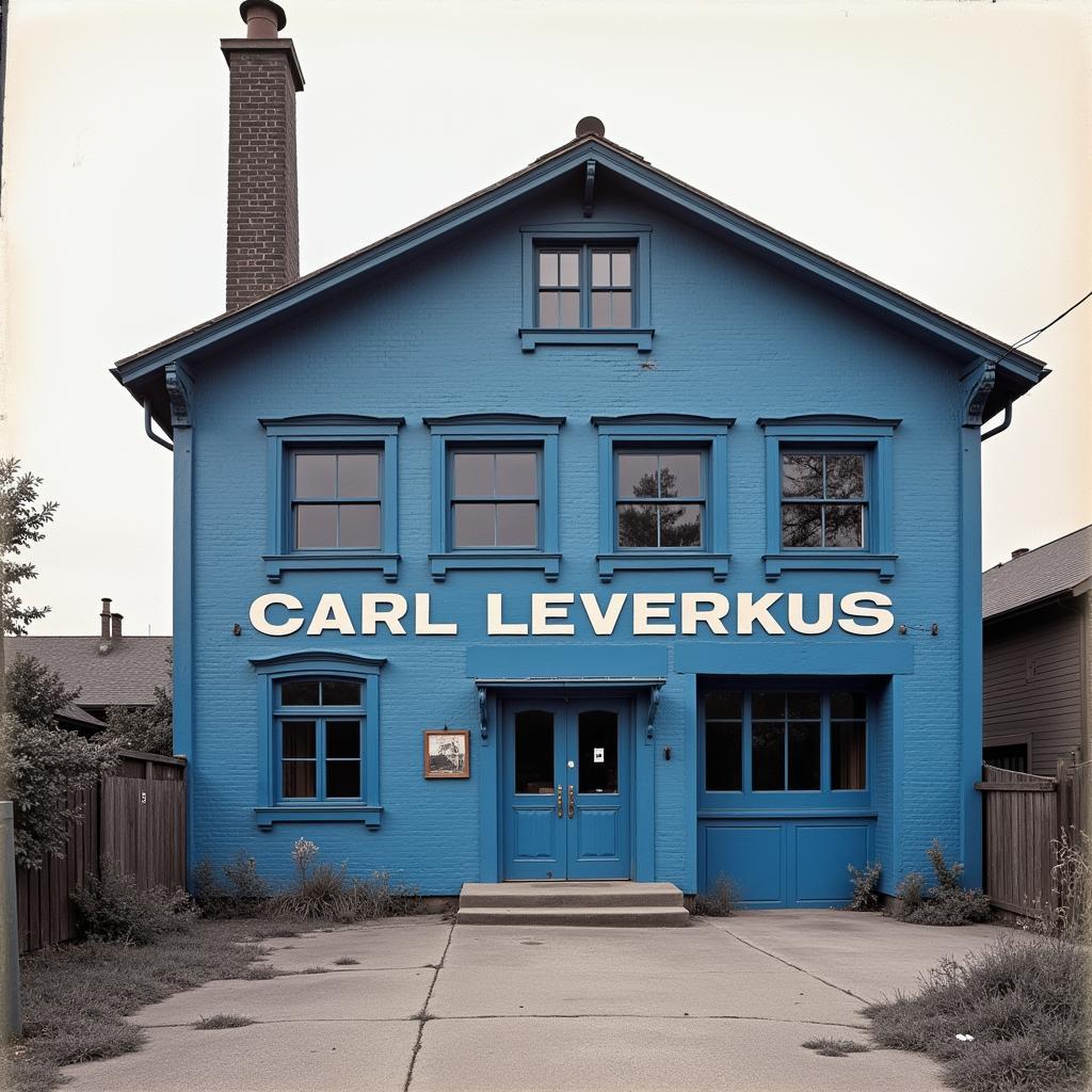 Carl Leverkus Fabrik Ultramarinblau