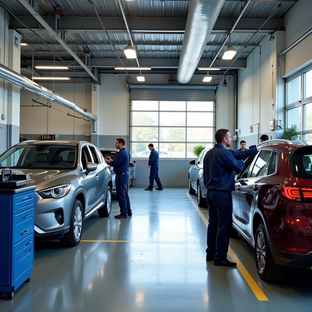 Professionelle Werkstatt bei Carpoint Leverkusen