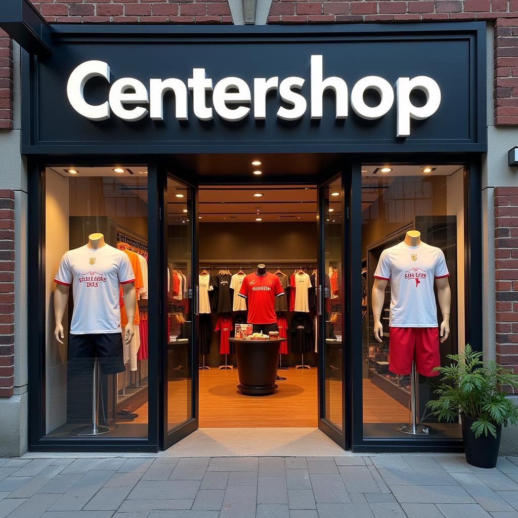 Eingang zum Centershop Leverkusen