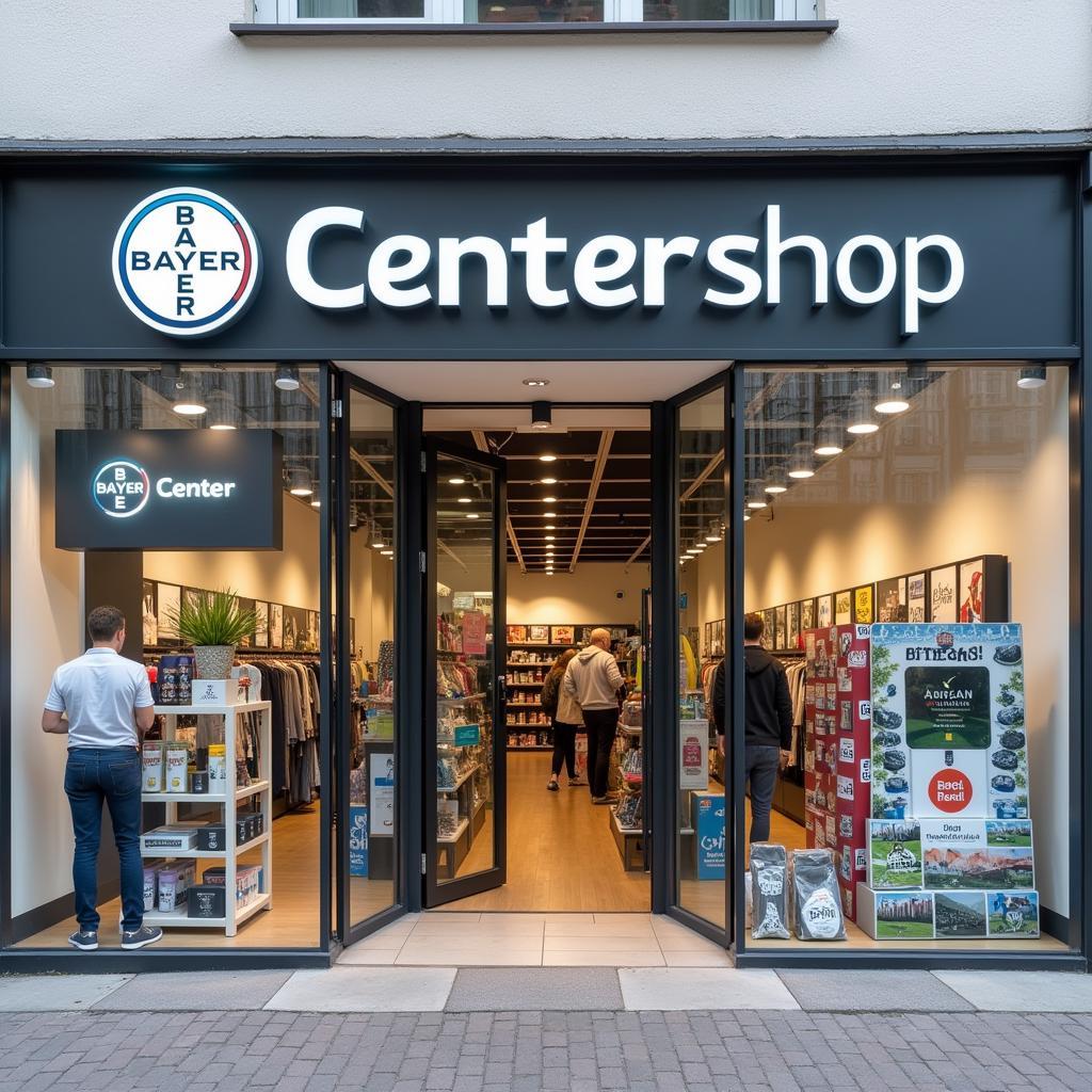 Eingang des Centershop Leverkusen Opladen