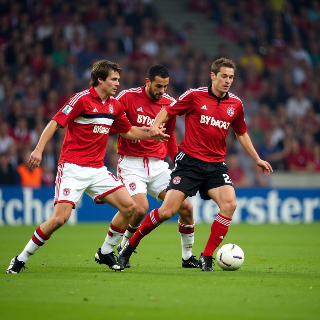 Bayer Leverkusen im Champions League Finale 2002