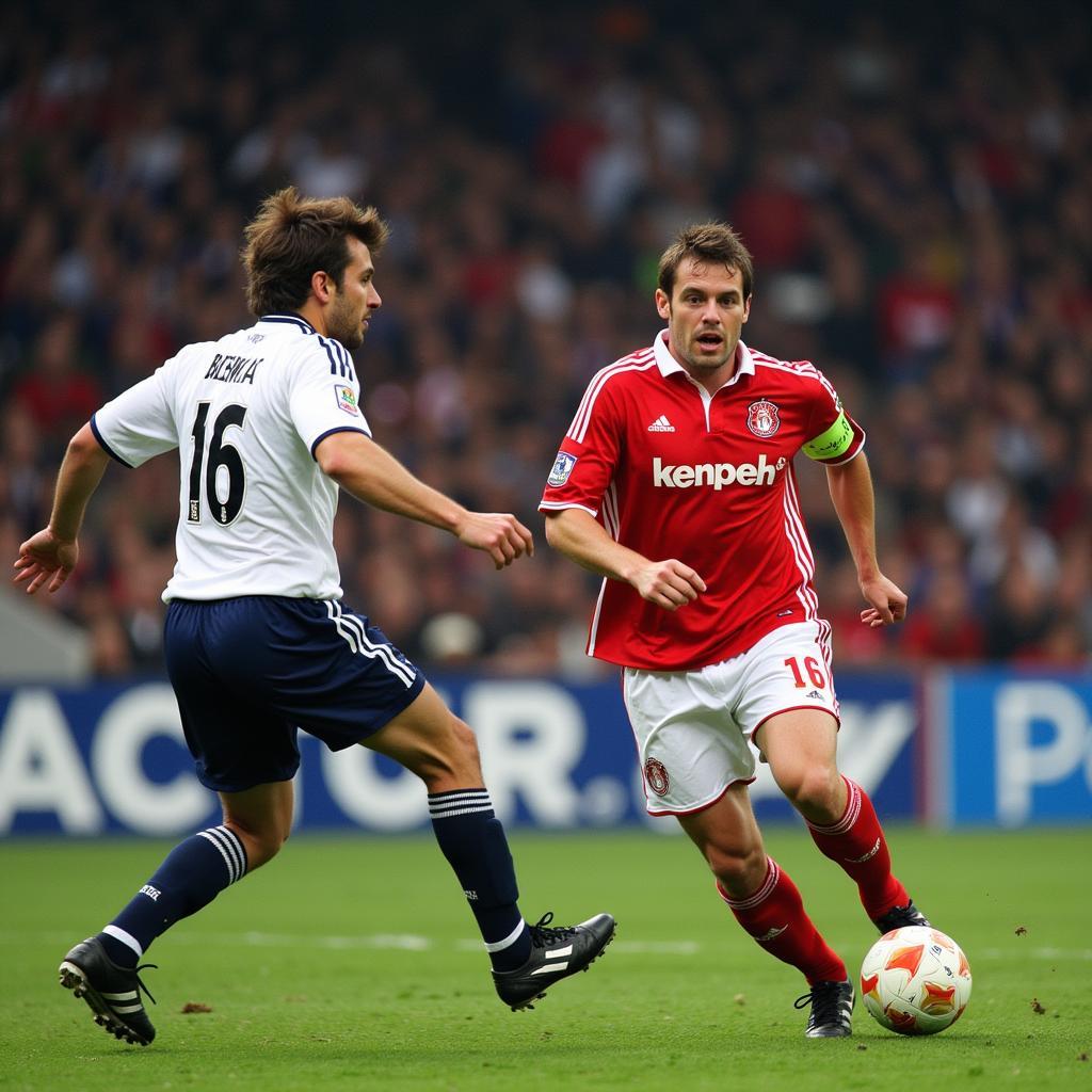 Bayer Leverkusen im Champions League Finale 2002