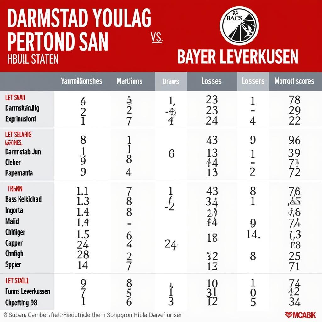 Kopf-an-Kopf-Vergleich: Darmstadt 98 vs. Bayer Leverkusen