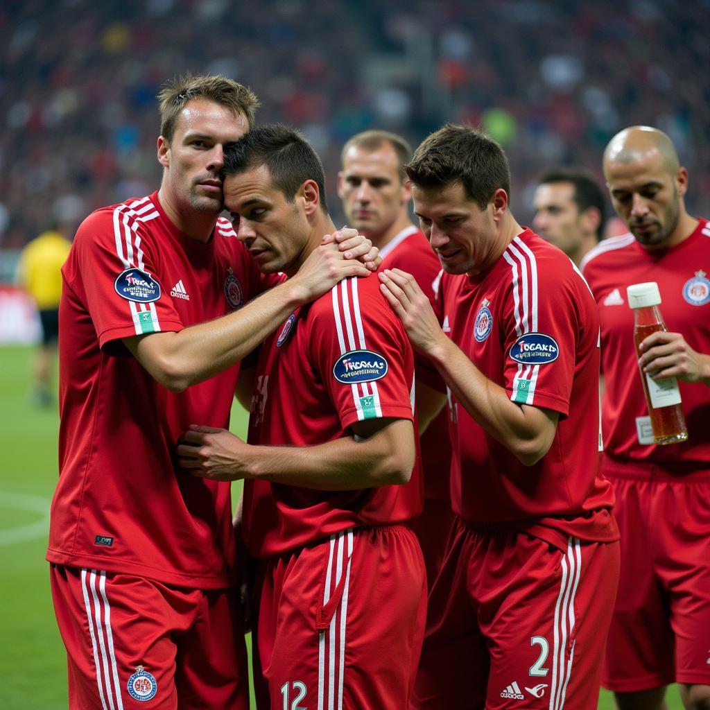 Enttäuschung im DFB-Pokal-Finale 2002 gegen Schalke 04