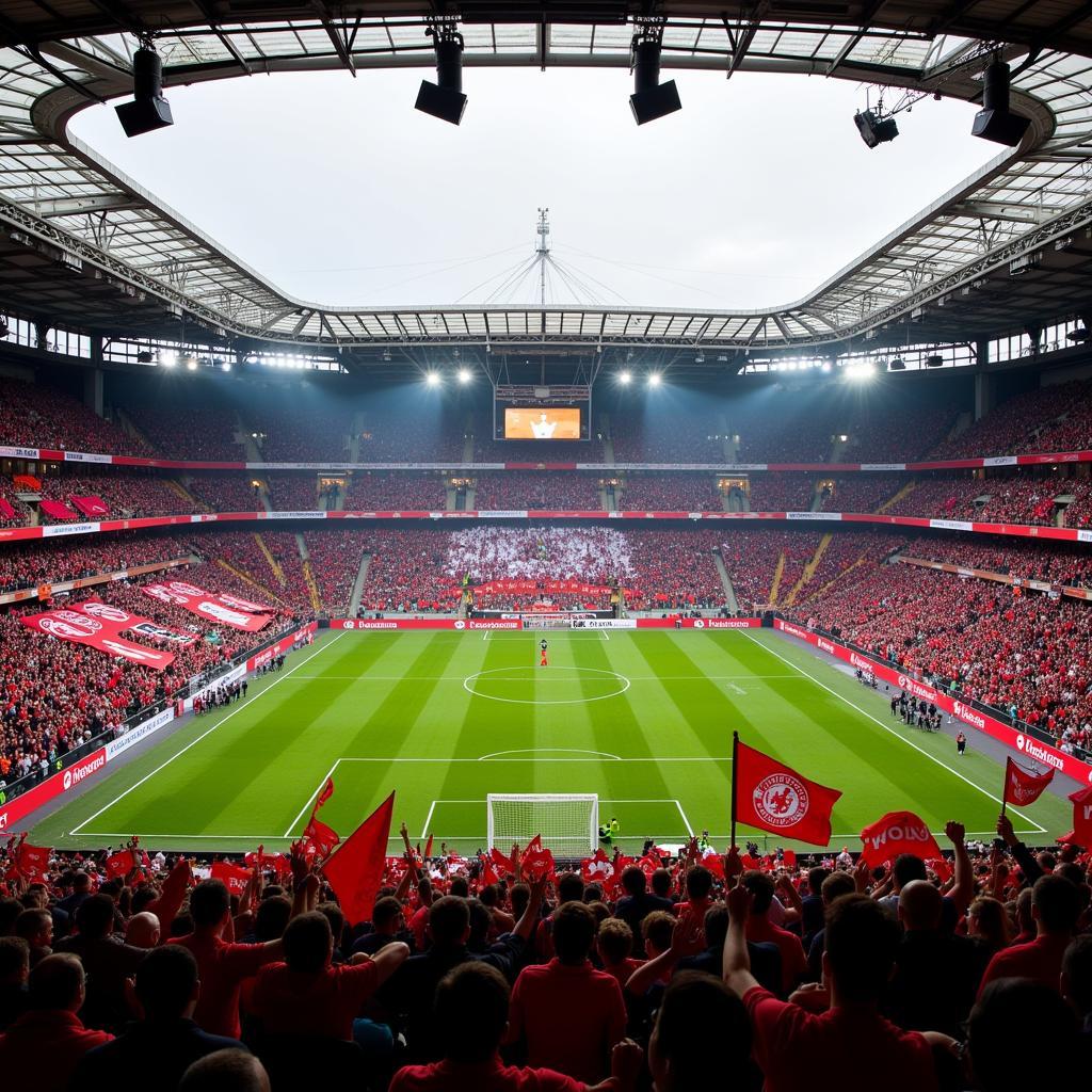 DFB-Pokal Viertelfinale Stadion Atmosphäre