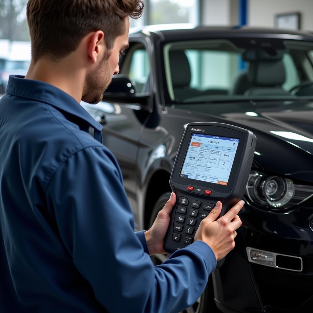 Moderne Diagnosegeräte im Autohaus Schäfer Leverkusen