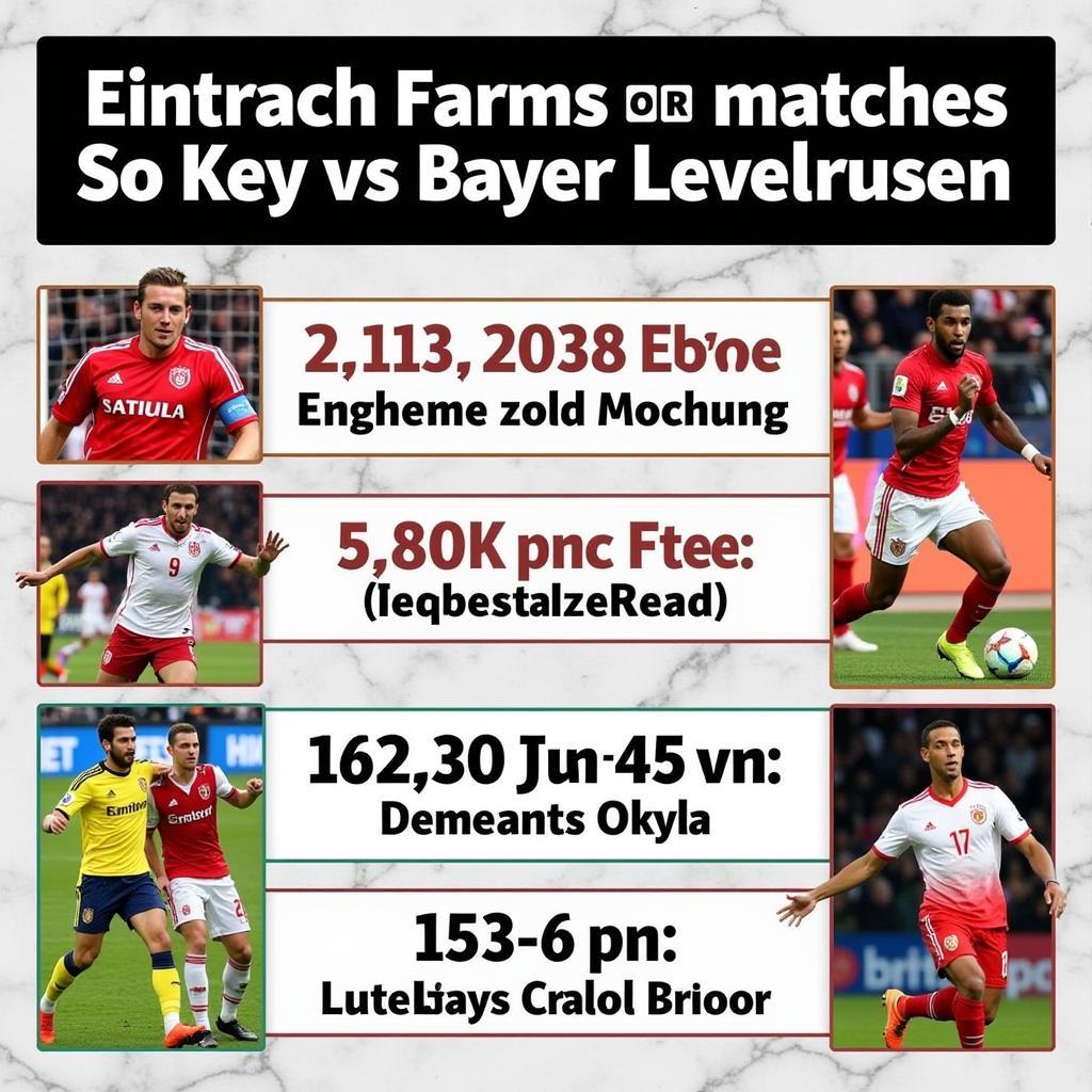 Eintracht Frankfurt und Bayer Leverkusen: Historischer Rückblick