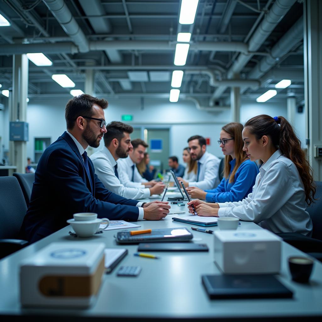 Engineering-Teams bei der Arbeit in Leverkusen