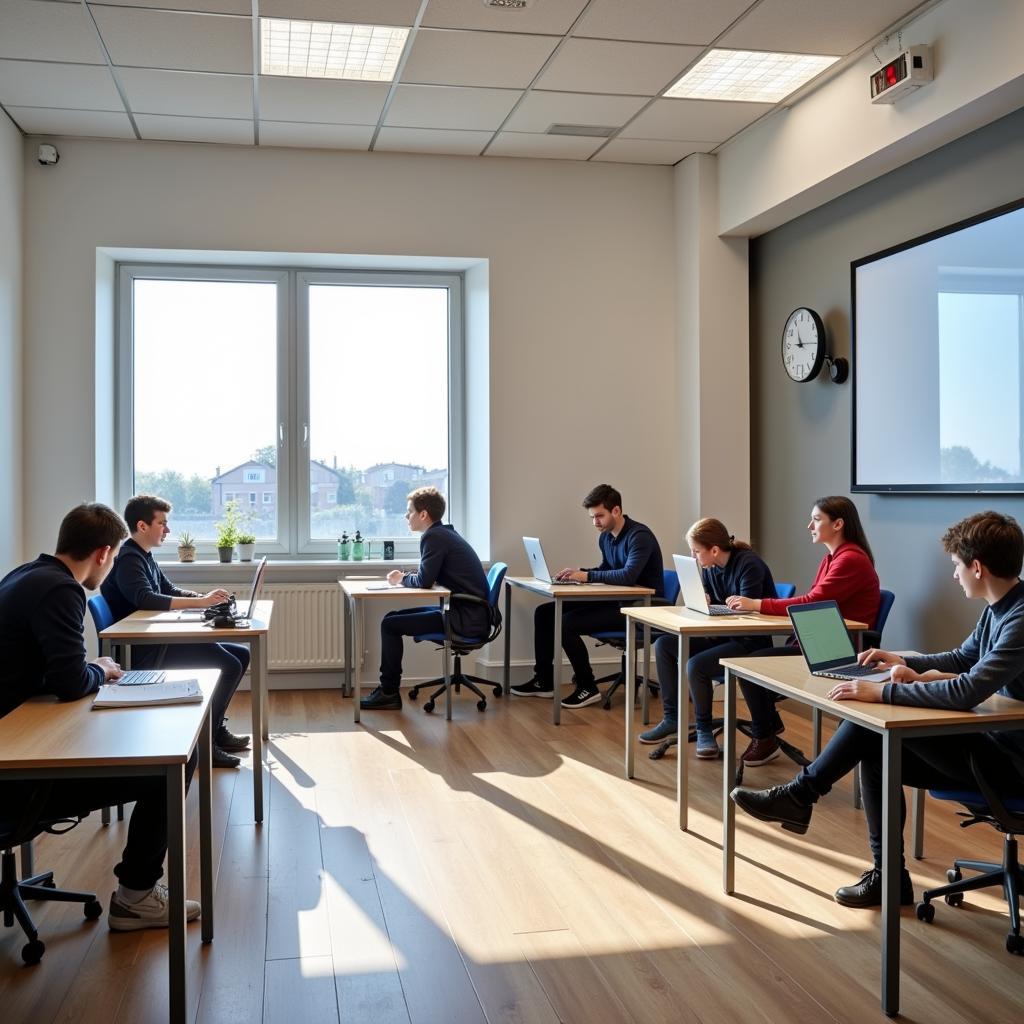 Euro Schule Leverkusen Klassenzimmer