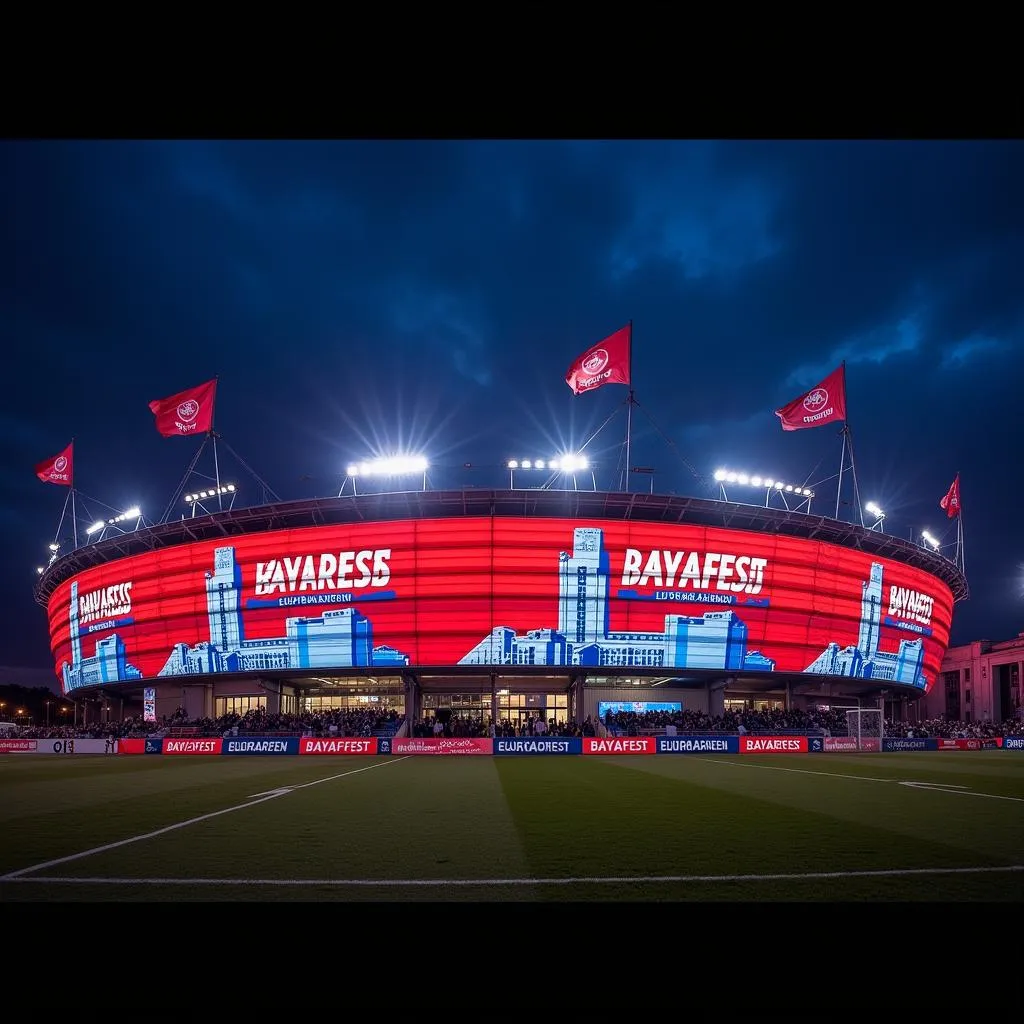 BayArena Stadion in Leverkusen