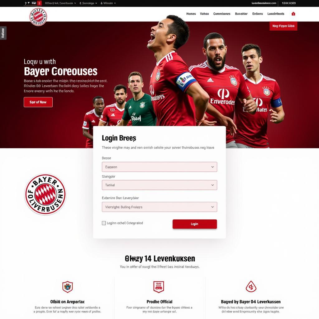 EVL Leverkusen Login Webseite