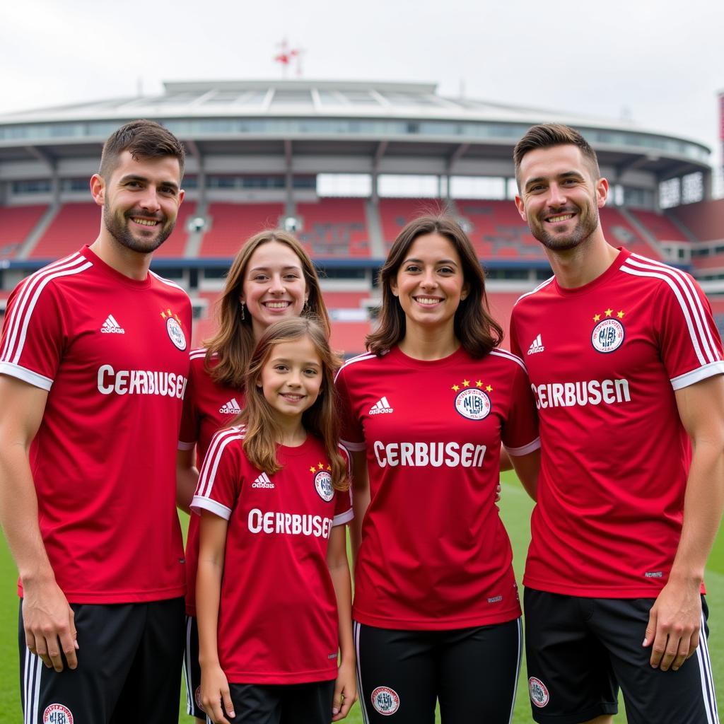 Familie in Bayer Leverkusen Kleidung