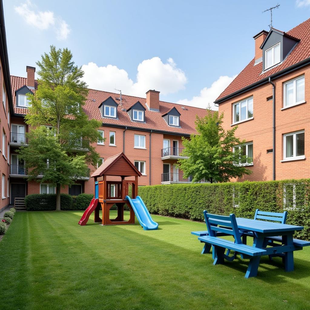 Geräumige Wohnung mit Spielplatz in Leverkusen