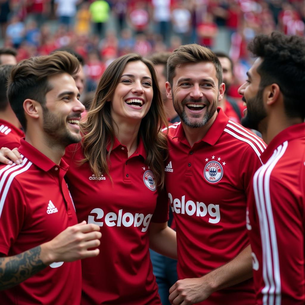 Fan-Treffen bei Bayer Leverkusen