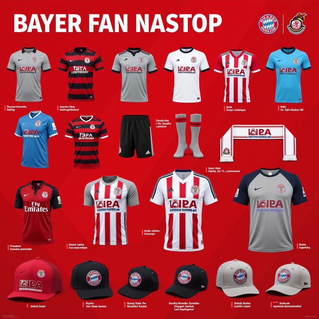 Bayer Leverkusen Fanartikel: Trikots, Schals, Mützen und mehr im offiziellen Fanshop