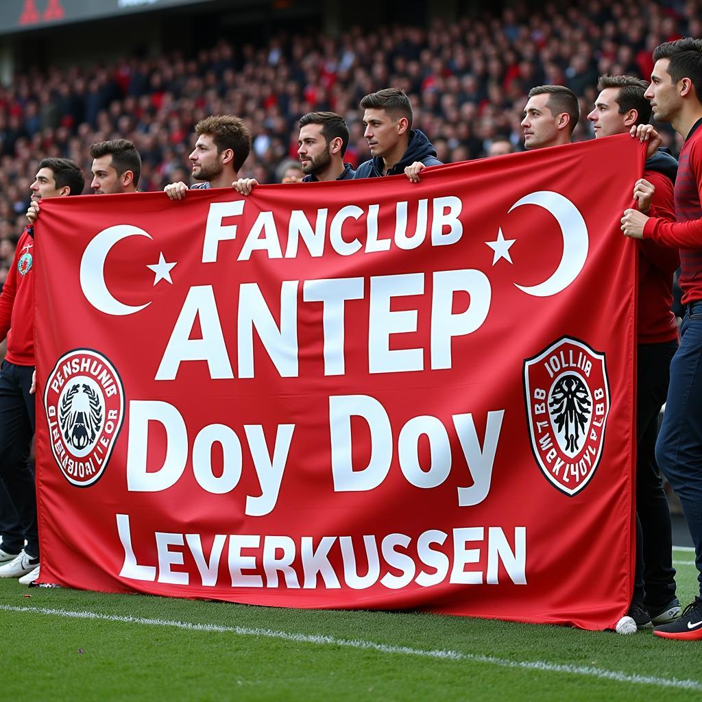 Fanclub Antep Doy Doy Leverkusen Banner