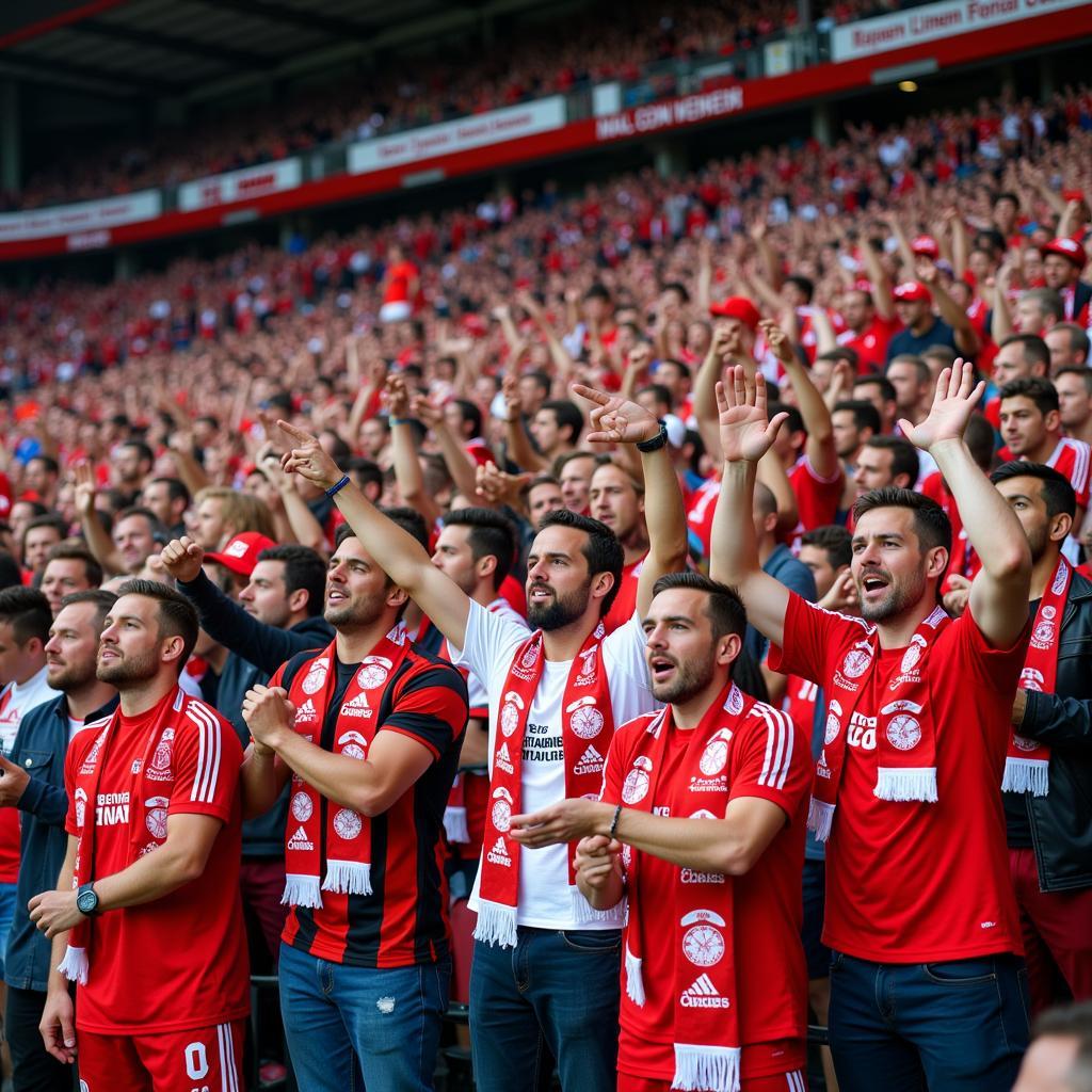 Fanclub-Treffen in der BayArena