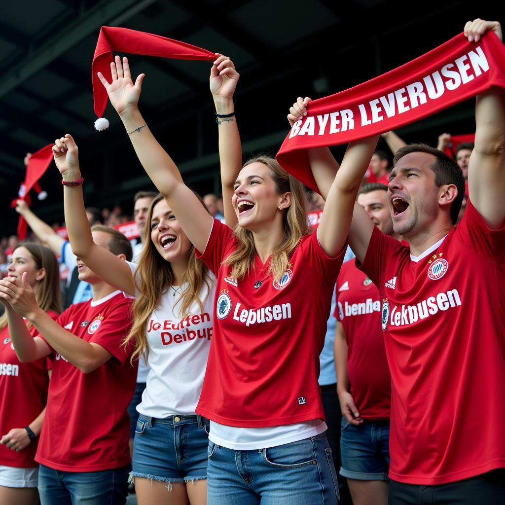 Fans von Bayer Leverkusen