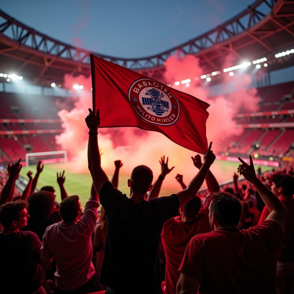 Fans von Bayer 04 Leverkusen