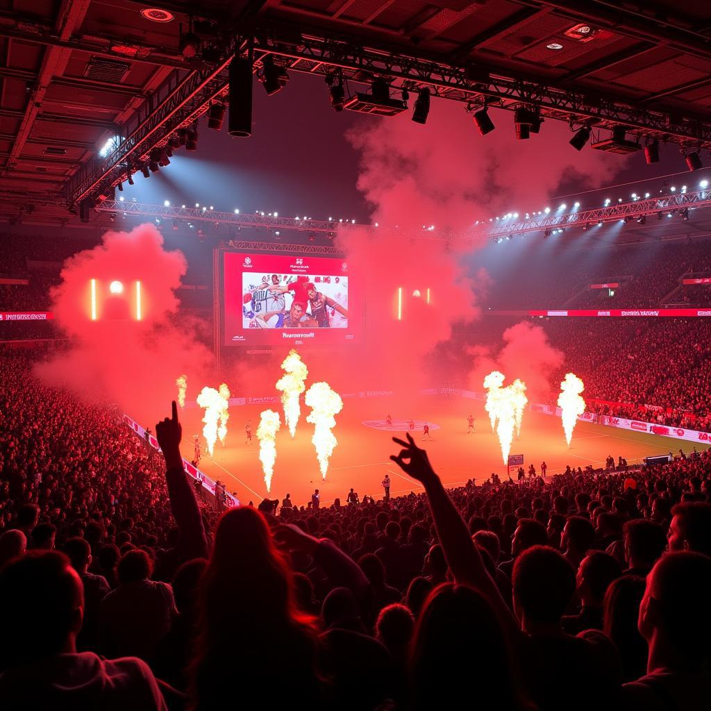 Fans in der BayArena