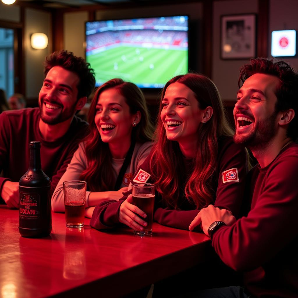 Fans hören Bayern Leverkusen Radio