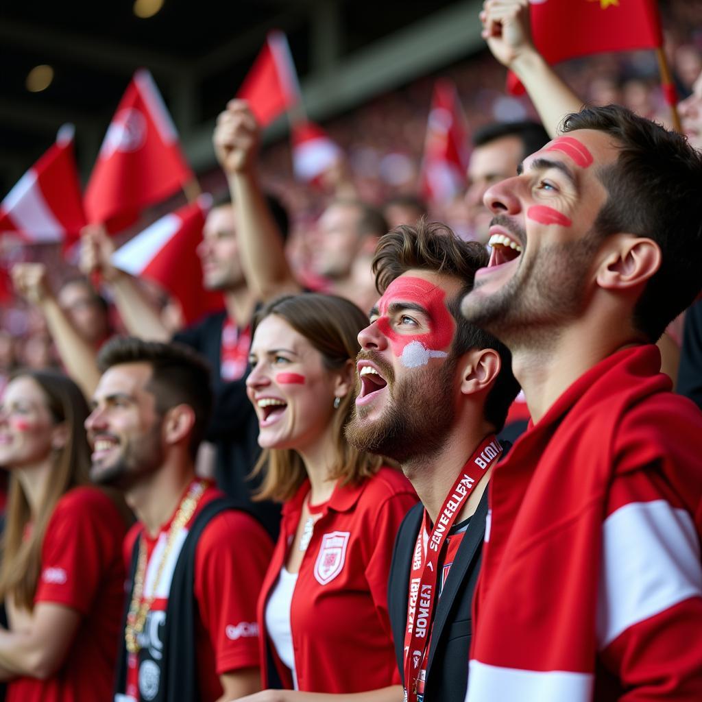 Fans im Stadion