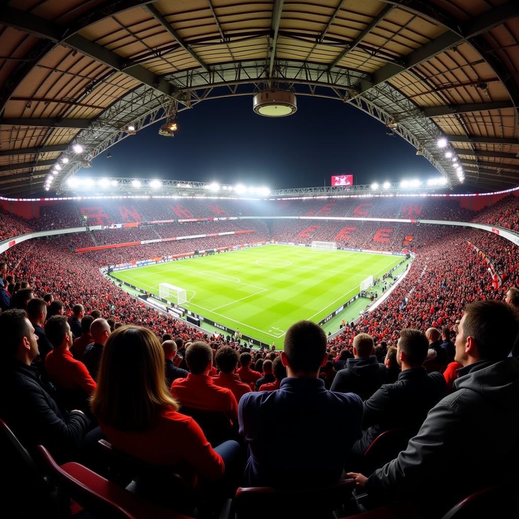 Fans im Stadion Kaiserslautern