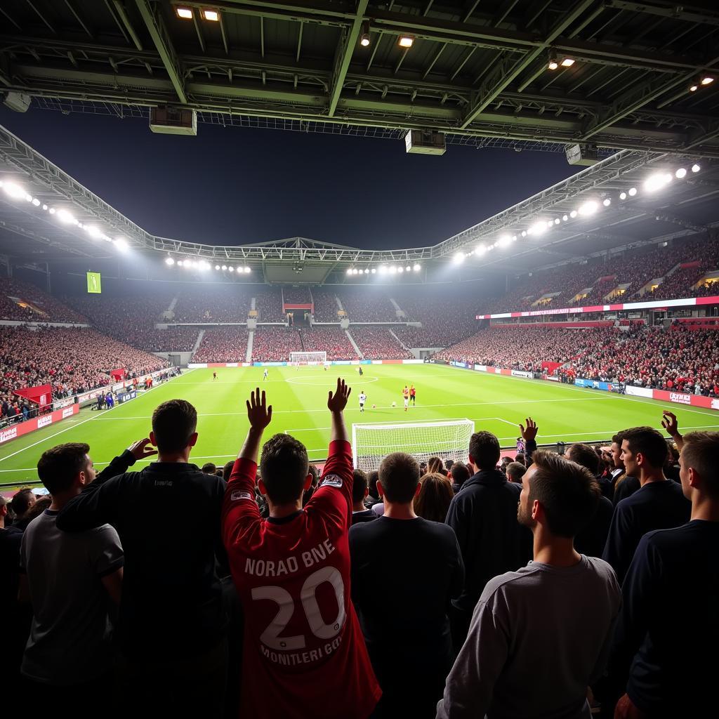 Die Fans im Stadion