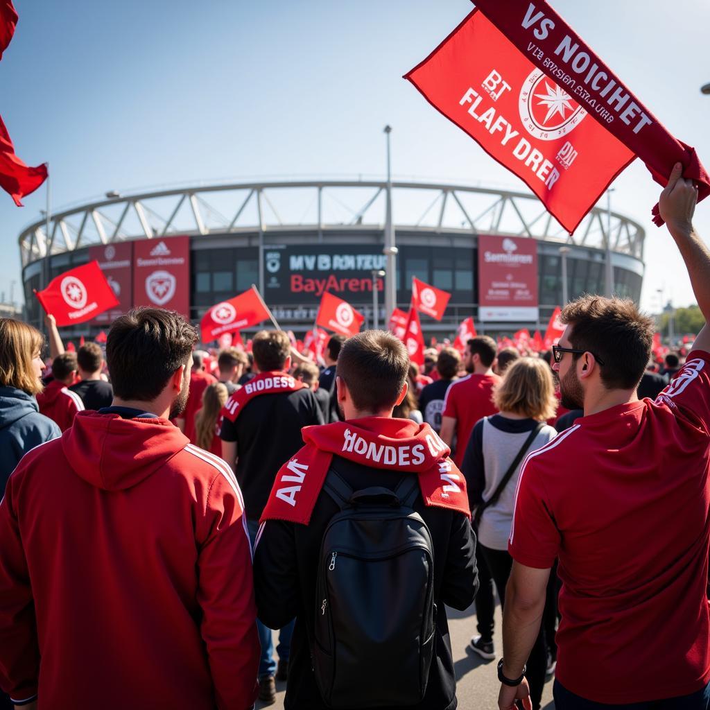 Fans vor dem Spiel