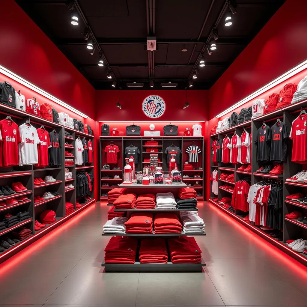 Fanshop in der BayArena Leverkusen