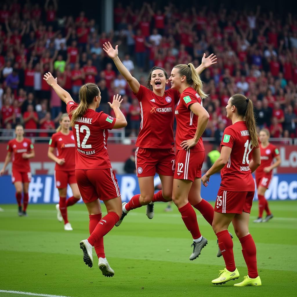 Torjubel FC Bayern Frauen