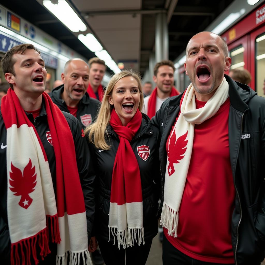 Fortuna Fans S-Bahn