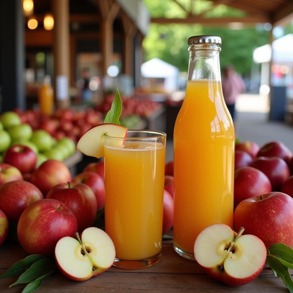 Frischer Apfelsaft direkt vom Bauernhof in Leverkusen