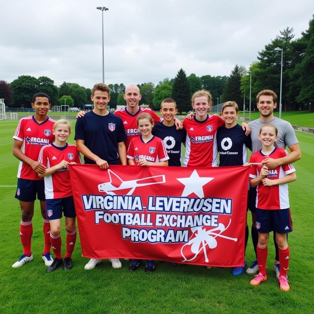 Internationales Fußball-Jugendaustauschprogramm zwischen Virginia und Leverkusen