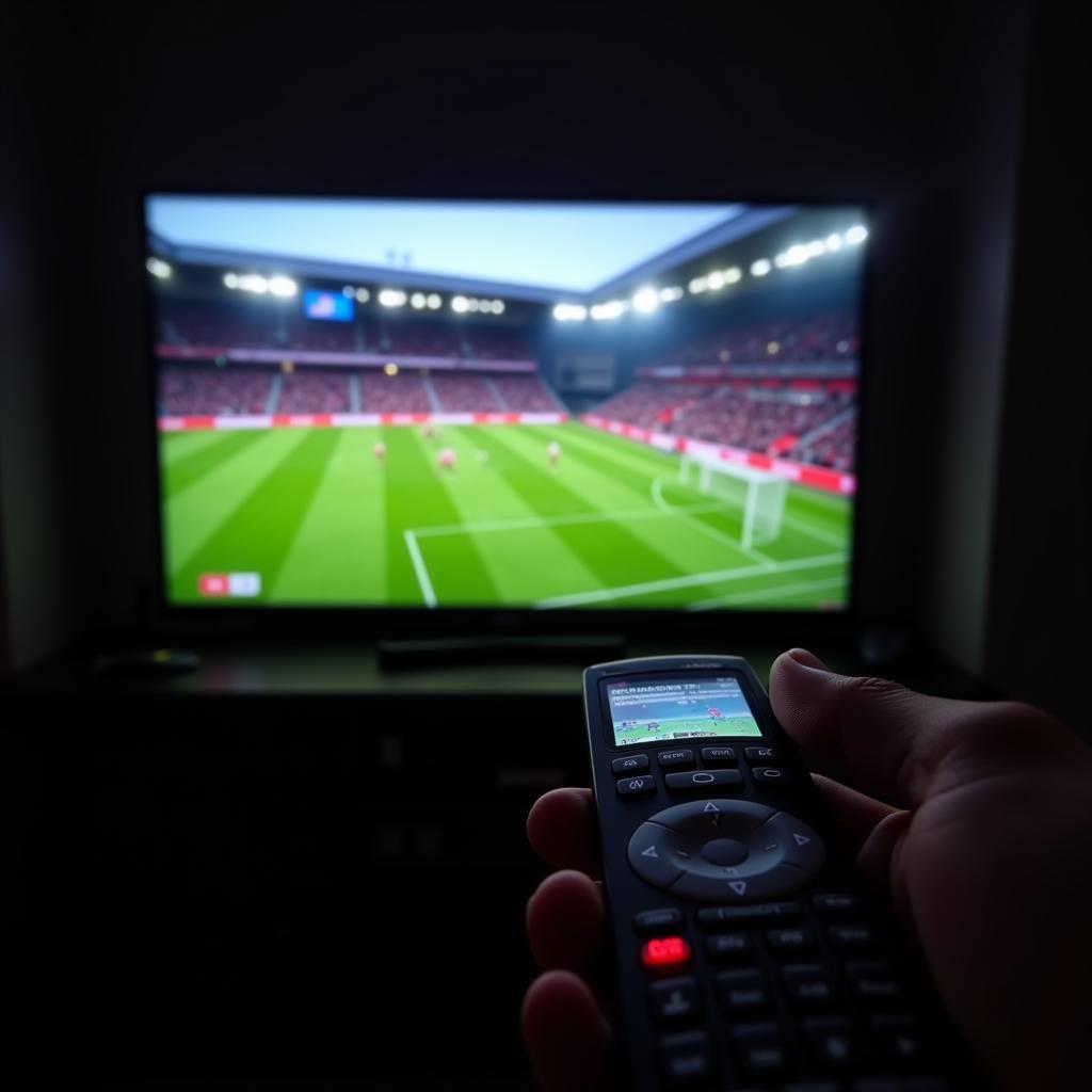 Fußball live im Fernsehen