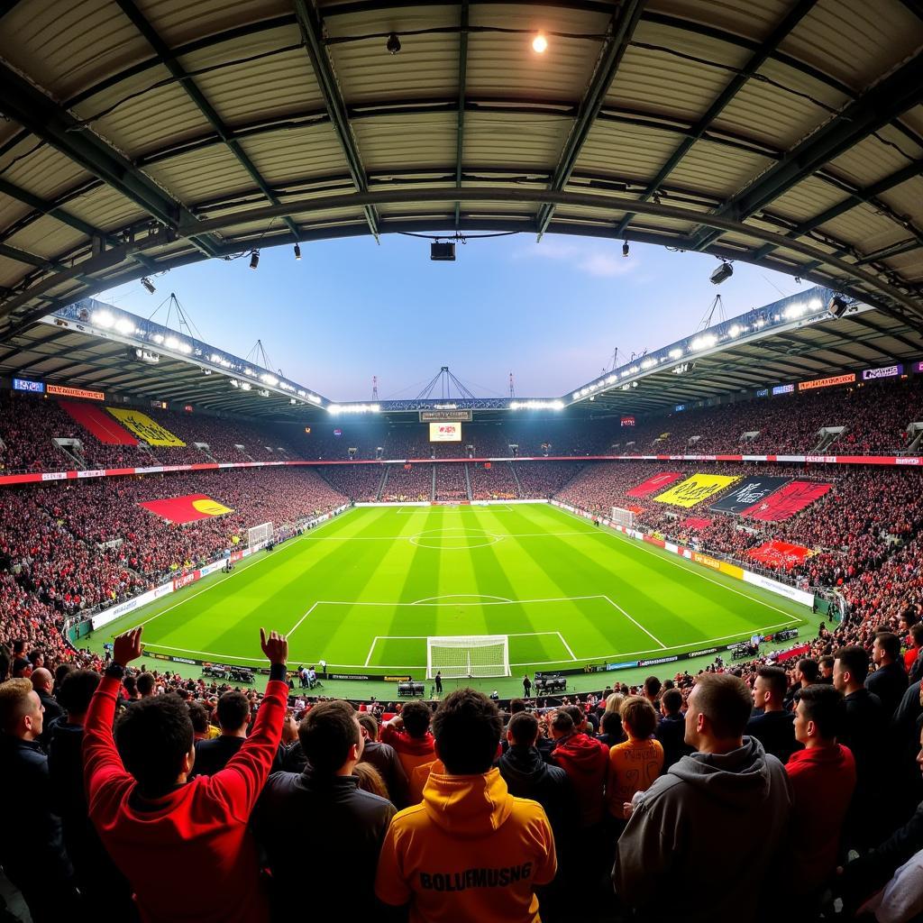 Fußballfans im Stadion - Das Live-Erlebnis