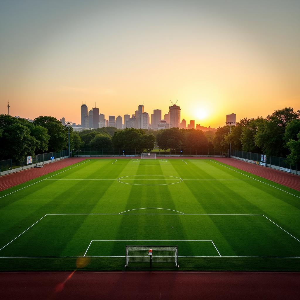 Fußballplatz Ak Leverkusen West