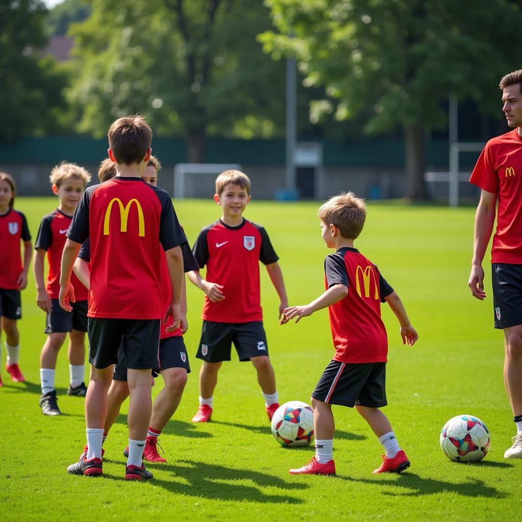 McDonald's Fußballschule Training