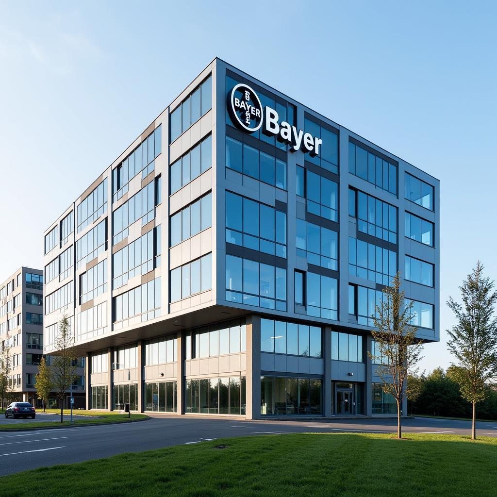 Modernes Bürogebäude der Bayer Direct Services GmbH in Leverkusen