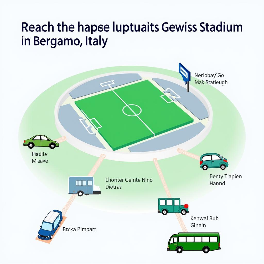 Anreise zum Gewiss Stadium in Bergamo