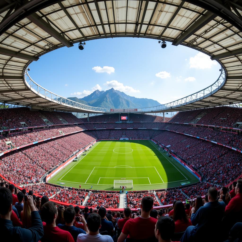 Panoramablick auf das Gewiss Stadium