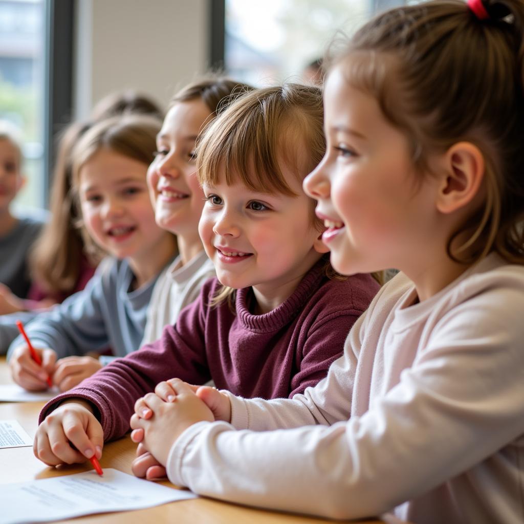 Kinder in der Haus Nazareth Leverkusen Stiftung