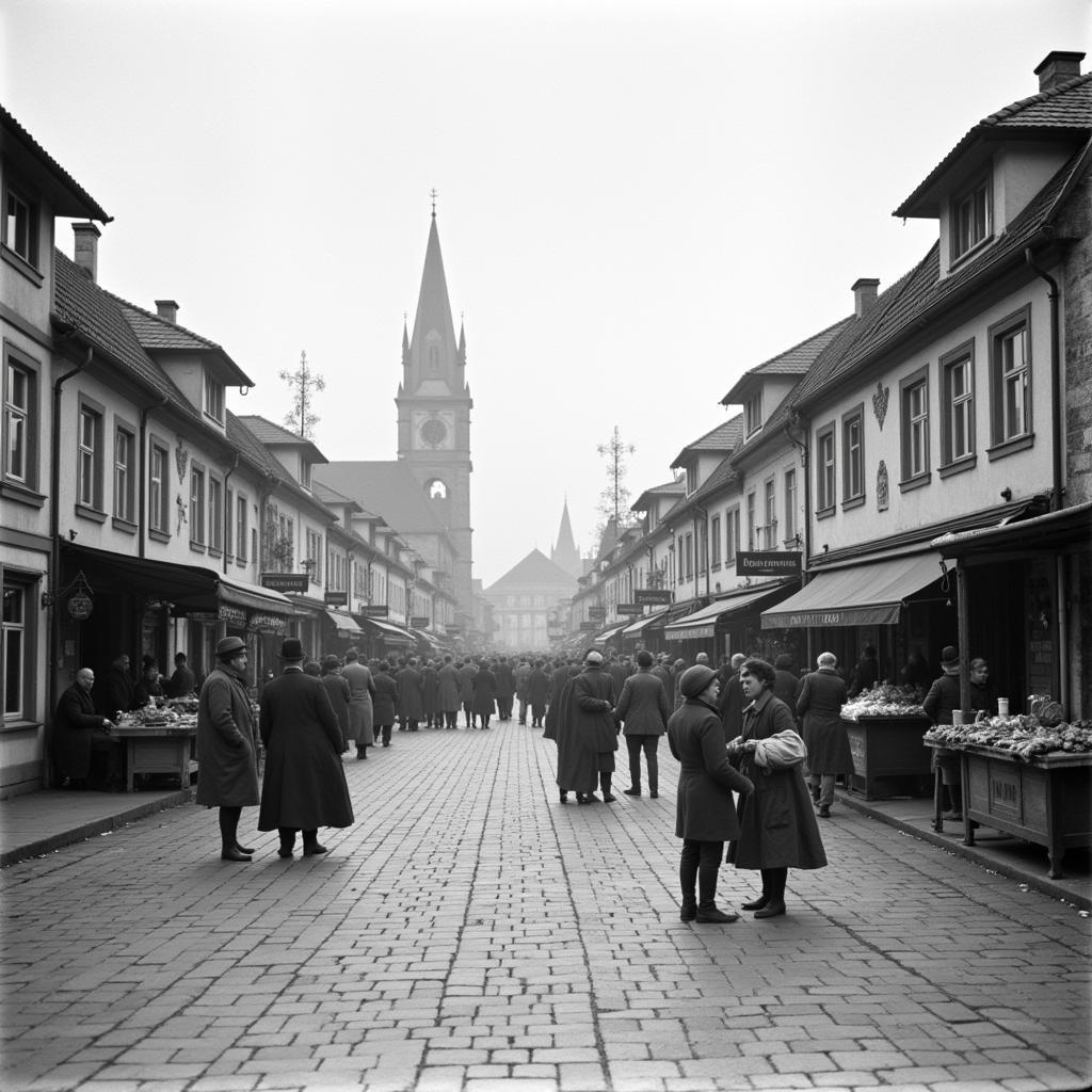 Historischer Buttermarkt Leverkusen am Rhein