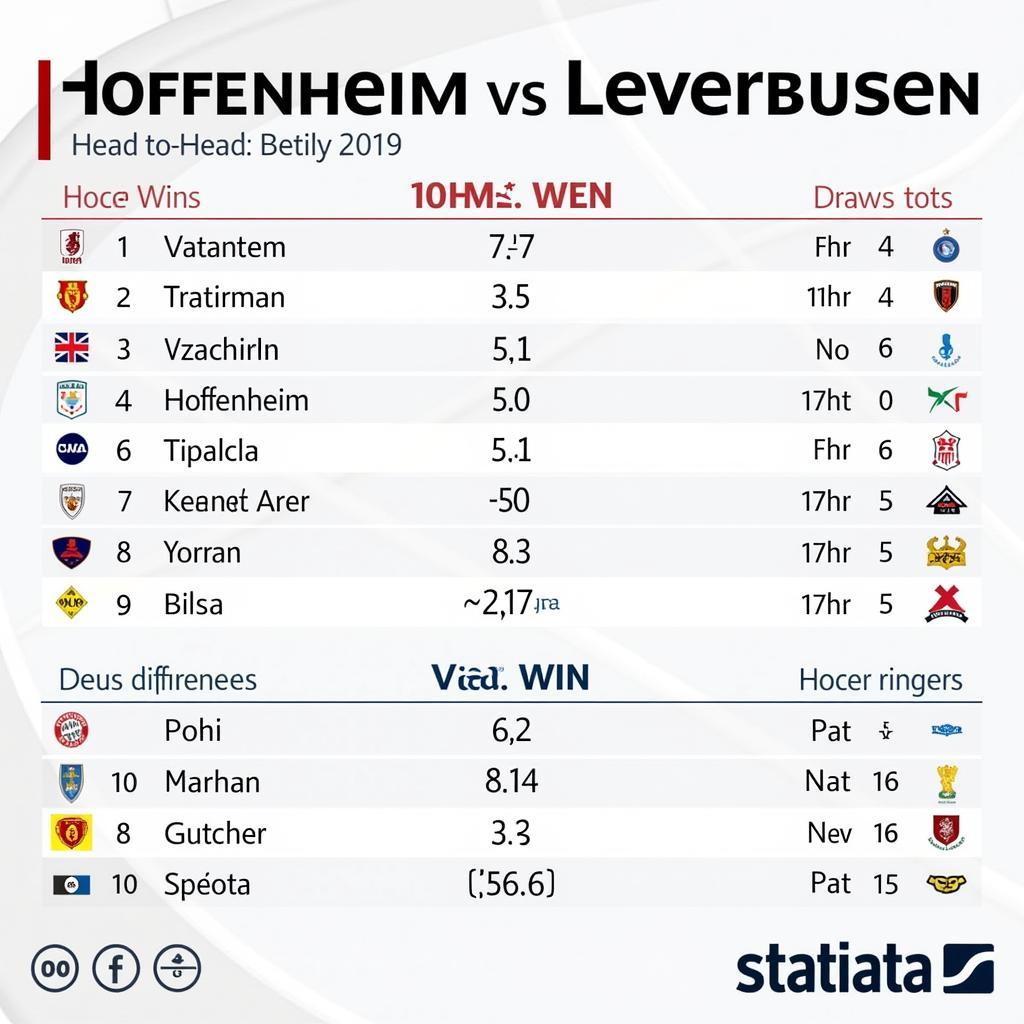 Hoffenheim und Leverkusen liefern sich ein spannendes Kopf-an-Kopf-Rennen in historischen Duellen