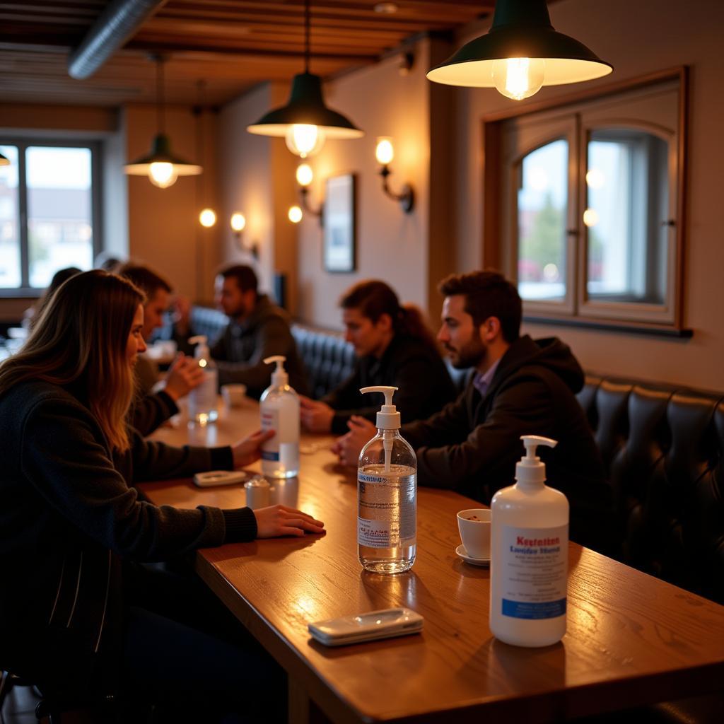 Hygienemassnahmen in Leverkusener Bars