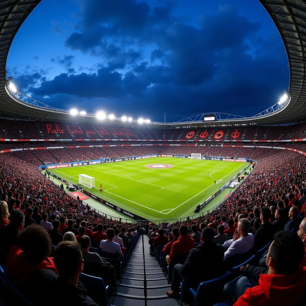 Iftar-Zeit in der BayArena Leverkusen