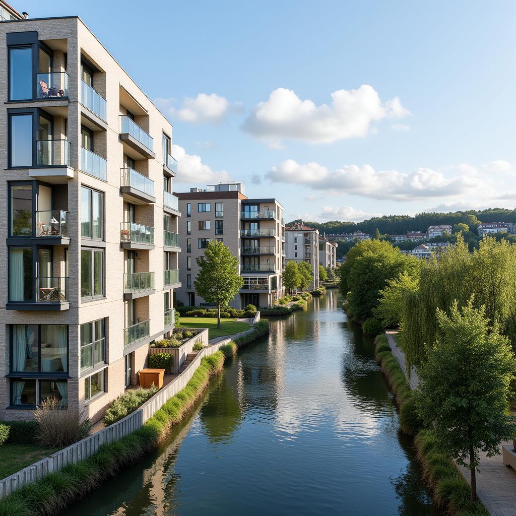 Moderne Eigentumswohnung mit Rheinblick in Leverkusen Rheindorf