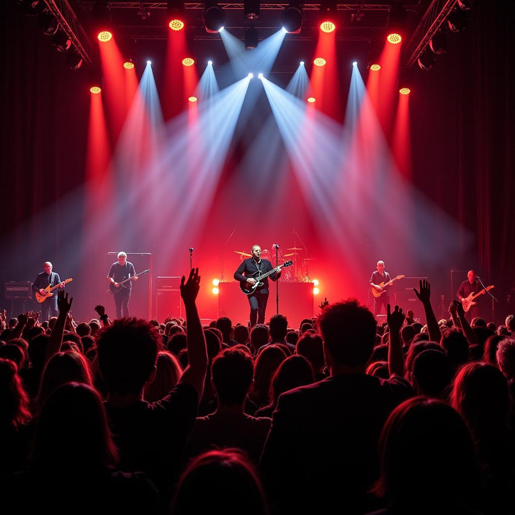 Jan Delay live auf der Bühne der BayArena in Leverkusen