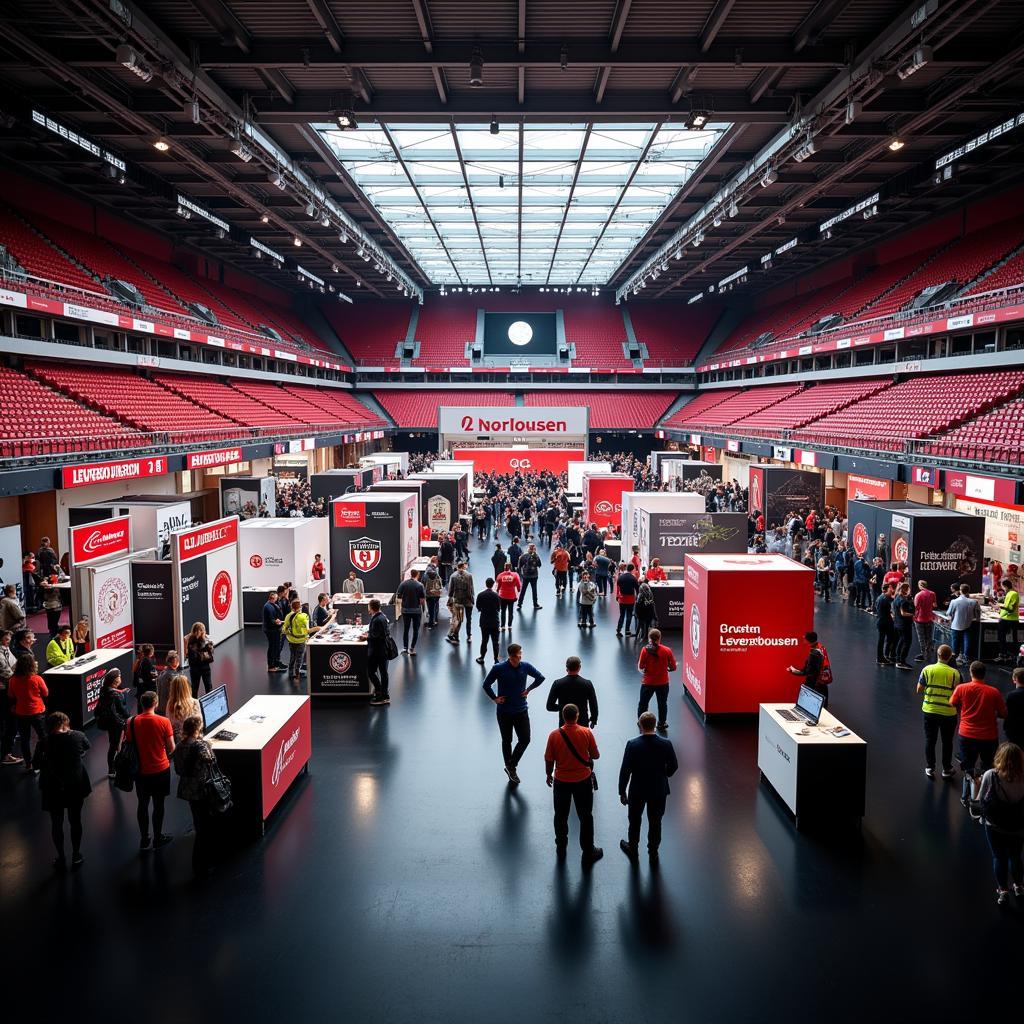 Jobspeeddating im Stadion Leverkusen