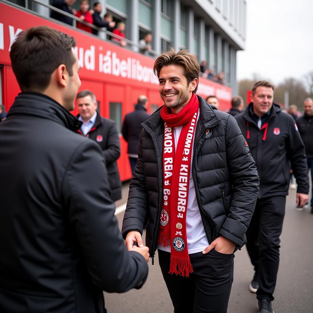 Josip Stanisic Ankunft in Leverkusen